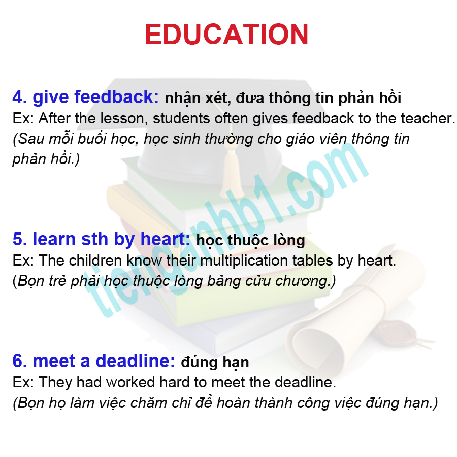 Collocations about Education 2