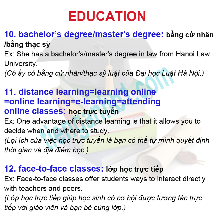 Collocations about Education 4